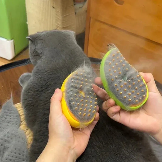 Cepillo de Vapor 3 en 1 para Tu Mascota – Cuidado Suave y Efectivo