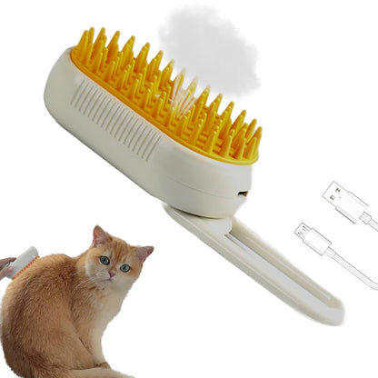Cepillo de Vapor 3 en 1 para Tu Mascota – Cuidado Suave y Efectivo